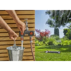 2-weg-waterverdeler - Gardena -Goedkope Groen Tuin Geluk Winkel 2 weg waterverdeler gardena 4 10