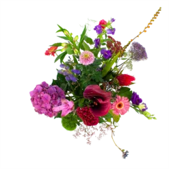 Boeket Paarse Passie Klein -Goedkope Groen Tuin Geluk Winkel boeket paarse passie klein boeketten 2