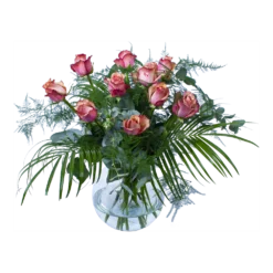 Boeket Rosa Roze Middel