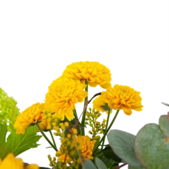 Boeket Vrolijk Geel Groot -Goedkope Groen Tuin Geluk Winkel boeket vrolijk geel boeketten 2 1