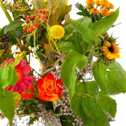 Boeket Vrolijk Klein -Goedkope Groen Tuin Geluk Winkel boeket vrolijk klein boeketten 4