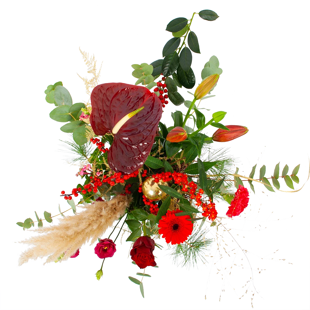 Boeket Winterse Pluim Groot 4 Boeket Winterse Pluim Groot - Afbeelding 2