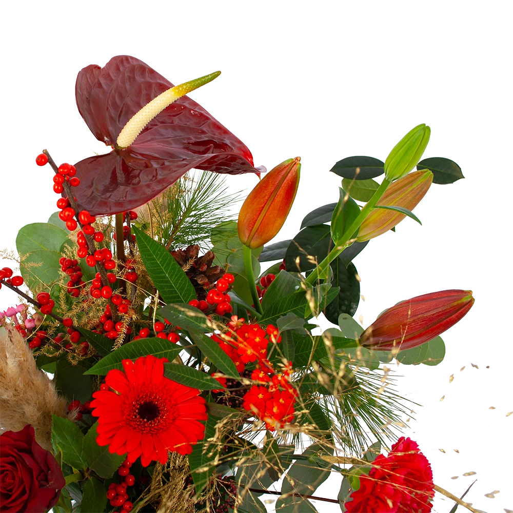 Boeket Winterse Pluim Klein 5 Boeket Winterse Pluim Klein - Afbeelding 3