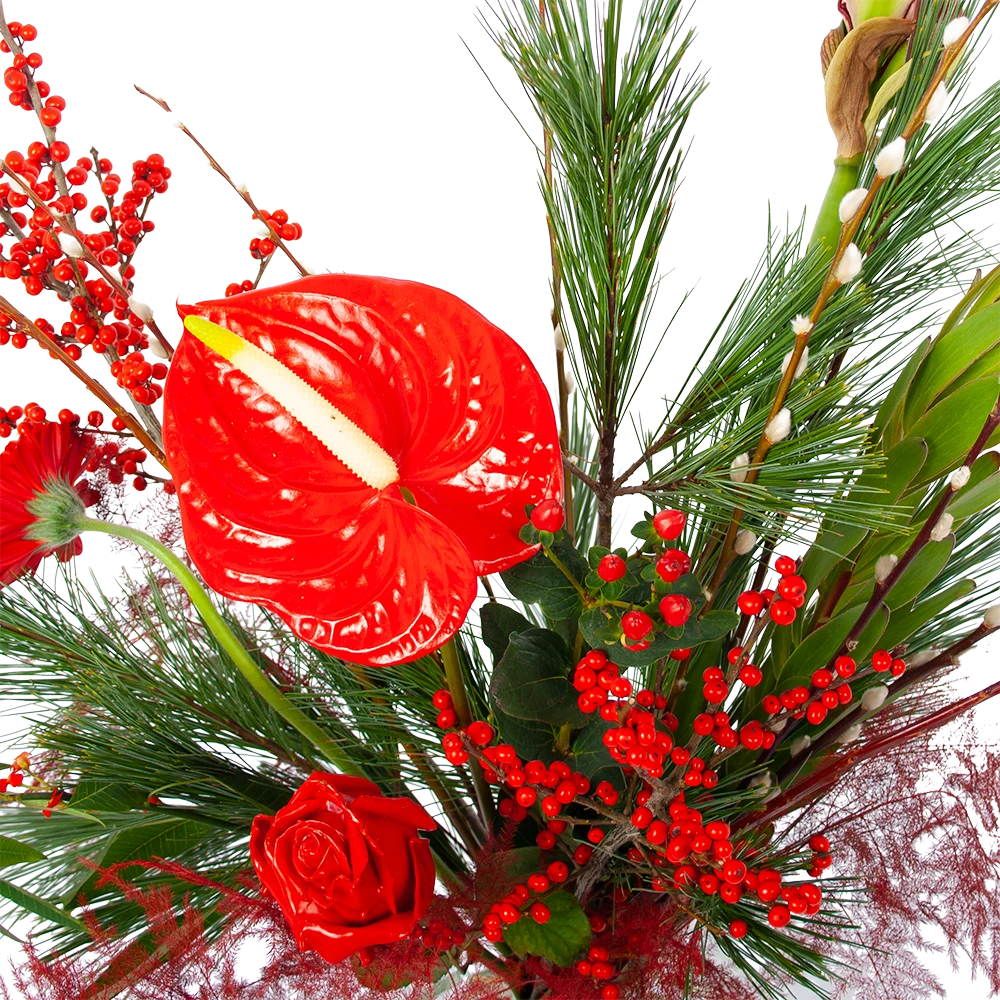 Boeket Winterwonderland Middel 4 Boeket Winterwonderland Middel - Afbeelding 2