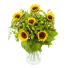 Boeket Zonnestraal Klein -Goedkope Groen Tuin Geluk Winkel boeket zonnestraal boeketten 1 3