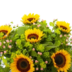 Boeket Zonnestraal Klein -Goedkope Groen Tuin Geluk Winkel boeket zonnestraal boeketten 3 3