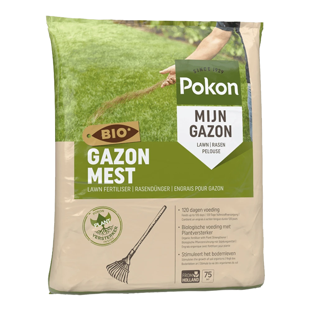 Pokon Bio Gazonmest 5kg Voor 75mu00b2 - Gazonmeststof 3 Pokon Bio Gazonmest 5kg Voor 75mu00b2 - Gazonmeststof