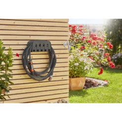 Textielslang Liano Set Met Wandslanghouder - 15m - Gardena -Goedkope Groen Tuin Geluk Winkel textielslang liano set met wandslanghouder 15m gardena 4
