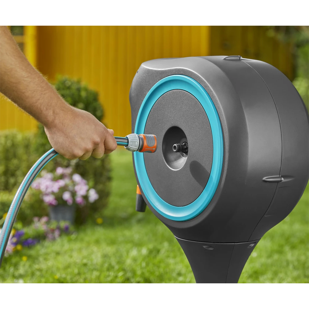 Tuinslangbox RollUp - M - 20m - Blauw - Gardena 8 Tuinslangbox RollUp - M - 20m - Blauw - Gardena - Afbeelding 6