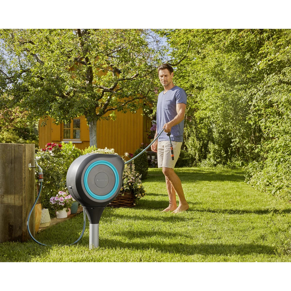 Tuinslangbox RollUp - M - 20m - Blauw - Gardena 9 Tuinslangbox RollUp - M - 20m - Blauw - Gardena - Afbeelding 7