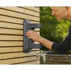 Wandslangenbox RollUp - M/L - 25m - Blauw - Gardena -Goedkope Groen Tuin Geluk Winkel wandslangenbox rollup m l 25m blauw gardena 3 7